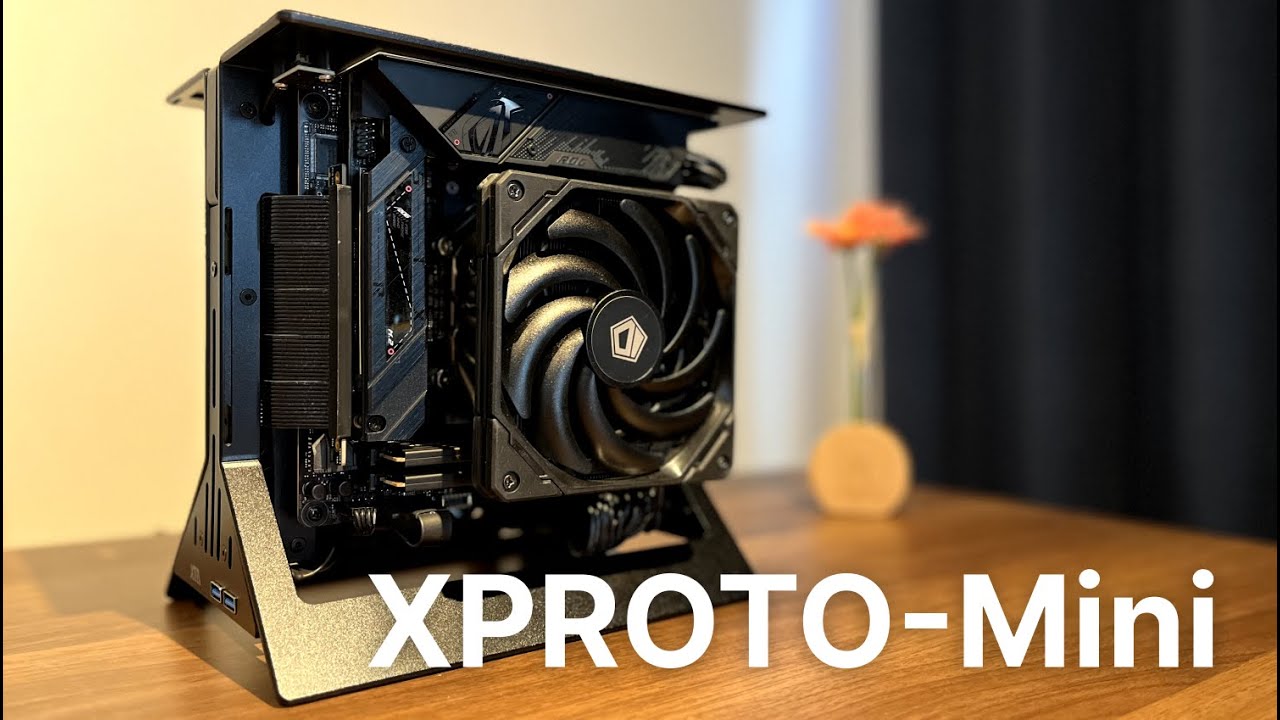 Open air ITX PC build - XPROTO-Mini (XTIA)