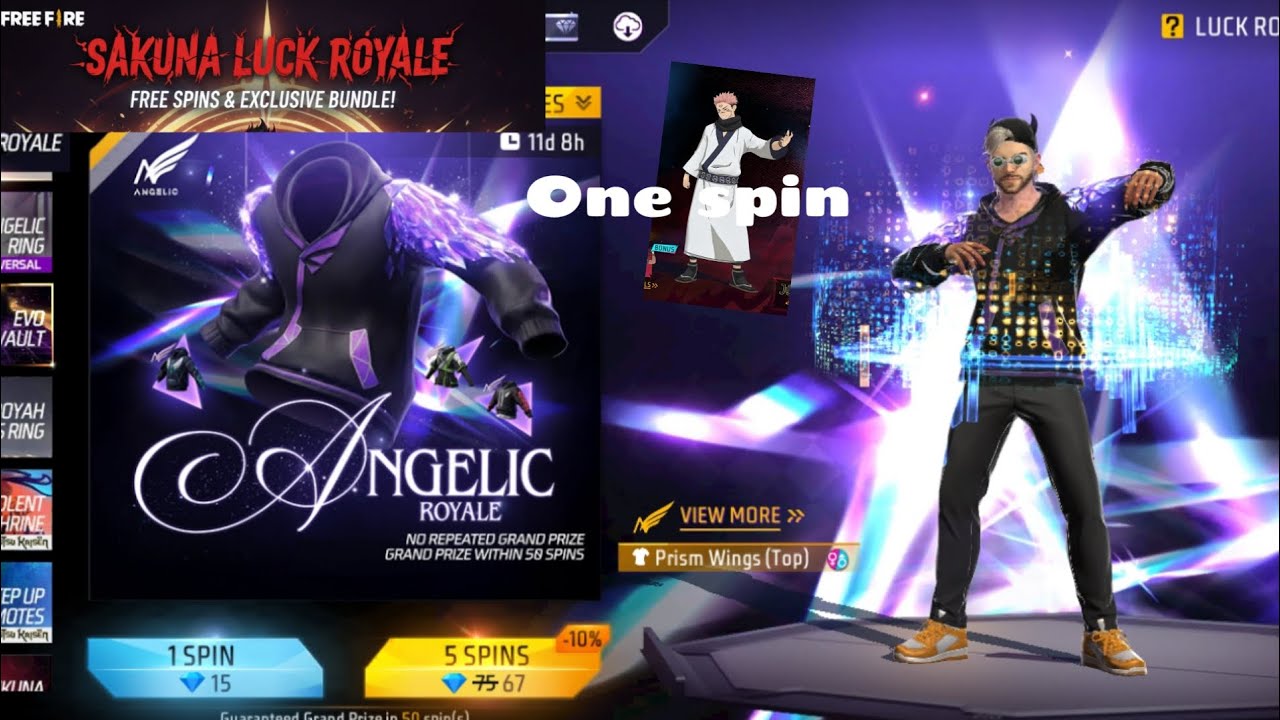 One spin trick to achieve free fire items