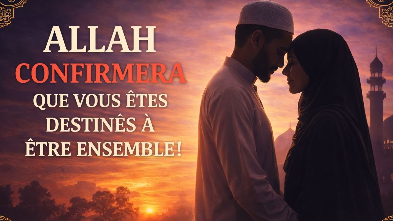 Allah te fera ressentir la personne destinée à toi – Quand tu remarqueras ces signes.islam