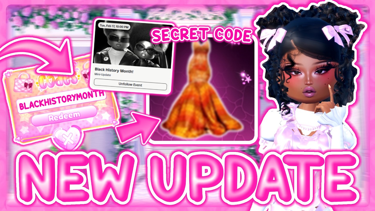 *НОВОЕ* ОБНОВЛЕНИЕ К МЕСЯЦУ ИСТОРИИ ЧЕРНОКОЖИХ В ИГРЕ DRESS TO IMPRESS! *ДАТА ВЫХОДА, НОВЫЕ КОДЫ ...