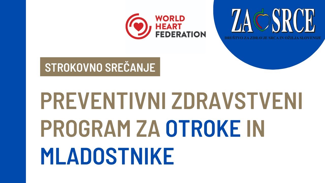Strokovno srečanje: Preventivni zdravstveni program za otroke in mladostnike