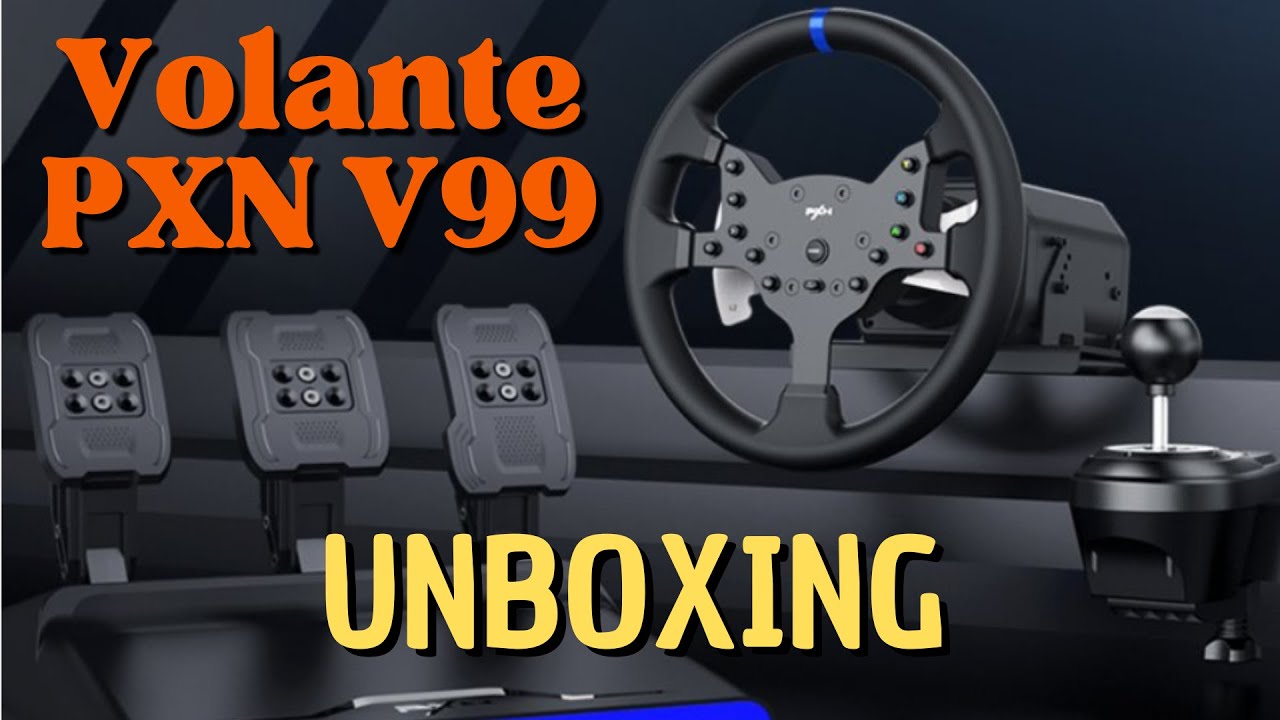 UNBOXING Volante PXN V99 - 2º unboxing do canal.