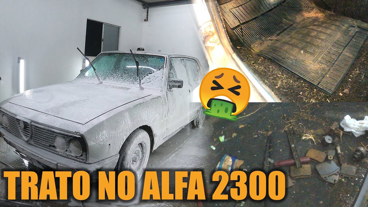 LIMPEZA EXTREMA NO ALFA ROMEO, RESULTADO INCRÍVEL!!!