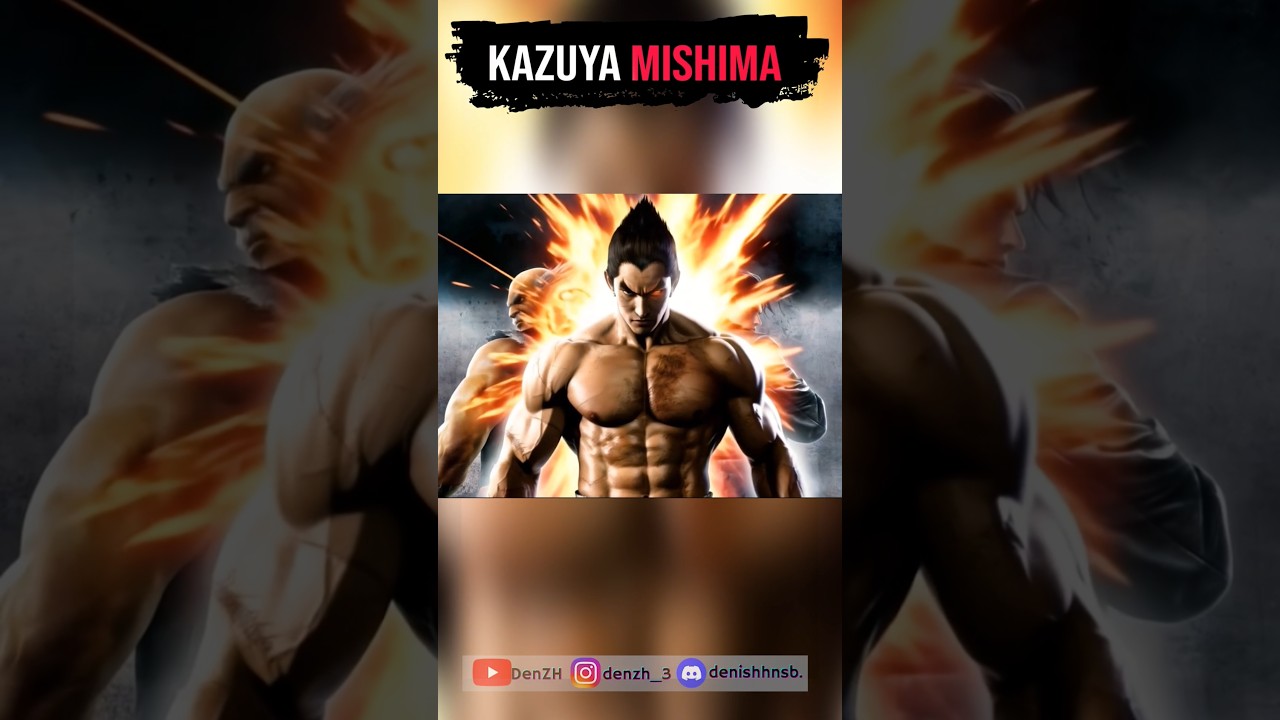 Evolution of Kazuya Mishima | Smooth Transition #tekken #kazuya #shorts #tekken8 #gaming #jinkazama