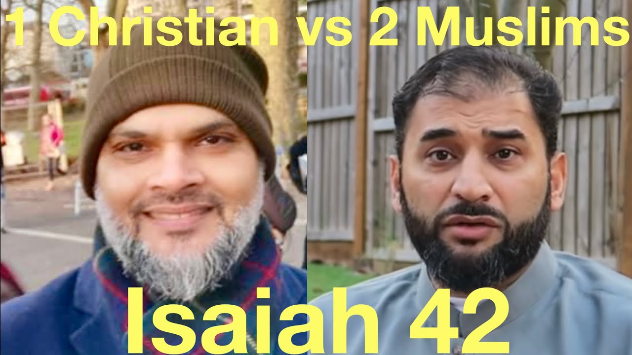 1 Christian vs 2 Muslims | Isaiah 42 | @scdawah | @MrAdnanRashid | Speaker Corner