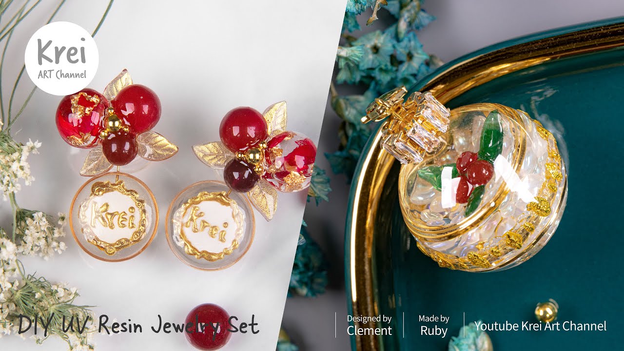 【UV レジン】DIYでクリスマスツリー🎄オーナメントを作りました。 UV Resin-DIY a Christmas Tree🎄Ornament