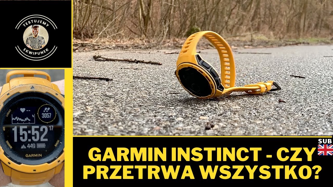 Garmin Instinct - test wytrzymałości i normy Mil 810g