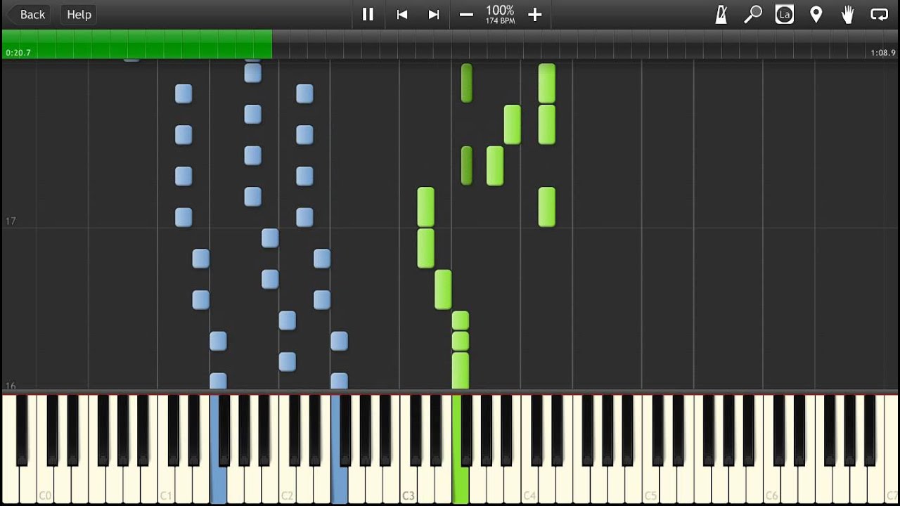 Awesome as I Wanna Be [Piano] (My Little Pony) - Synthesia