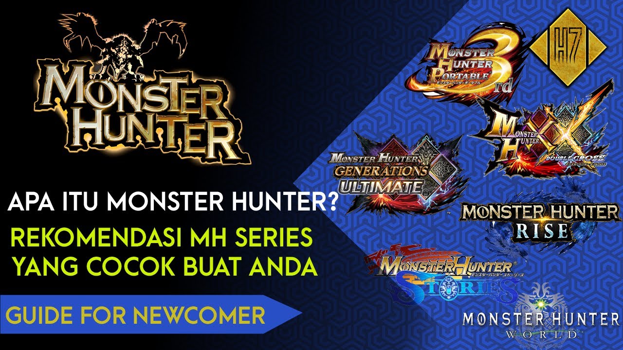 APA ITU MONSTER HUNTER ?! REKOMENDASI MH SERIES YANG COCOK BUAT ANDA | MH GUIDE FOR NEWCOMER #1