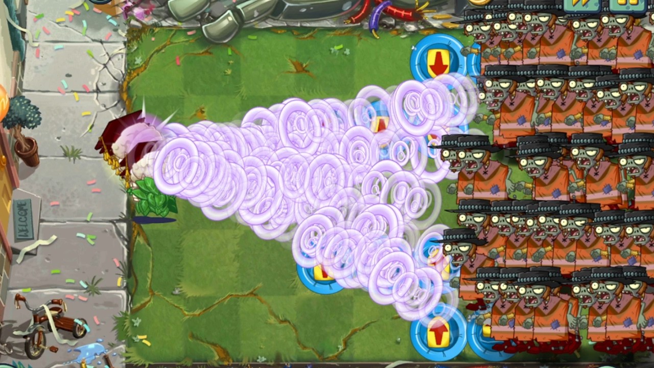 PvZ 2 Challenge - All Plants level 1 x100 Vs 100 Poncho Zombies - Who is best plant?