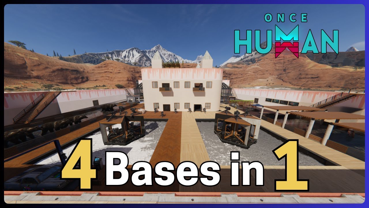 Build a MEGA Base in Once Human!