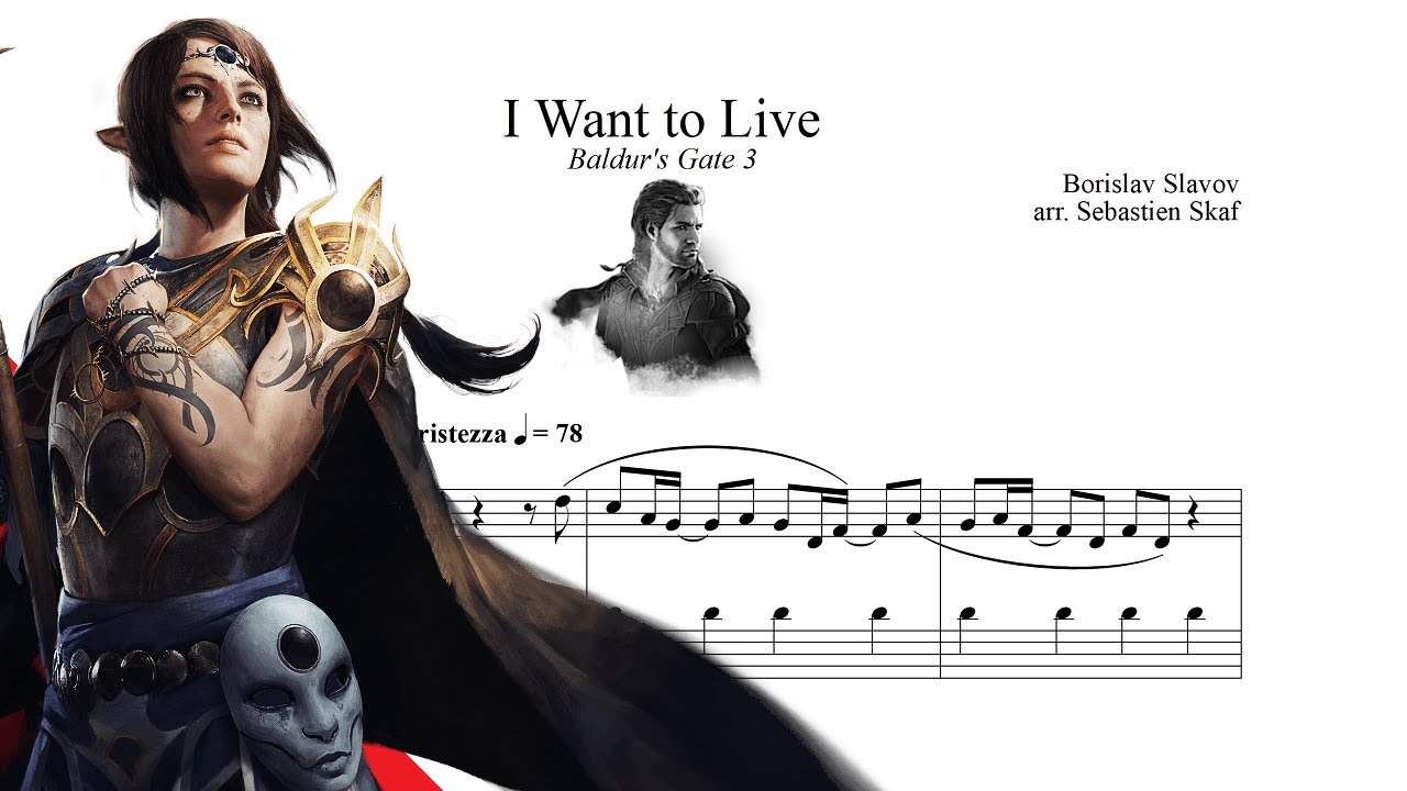 I Want to Live (song version)  |  Baldur's Gate 3 Piano cover