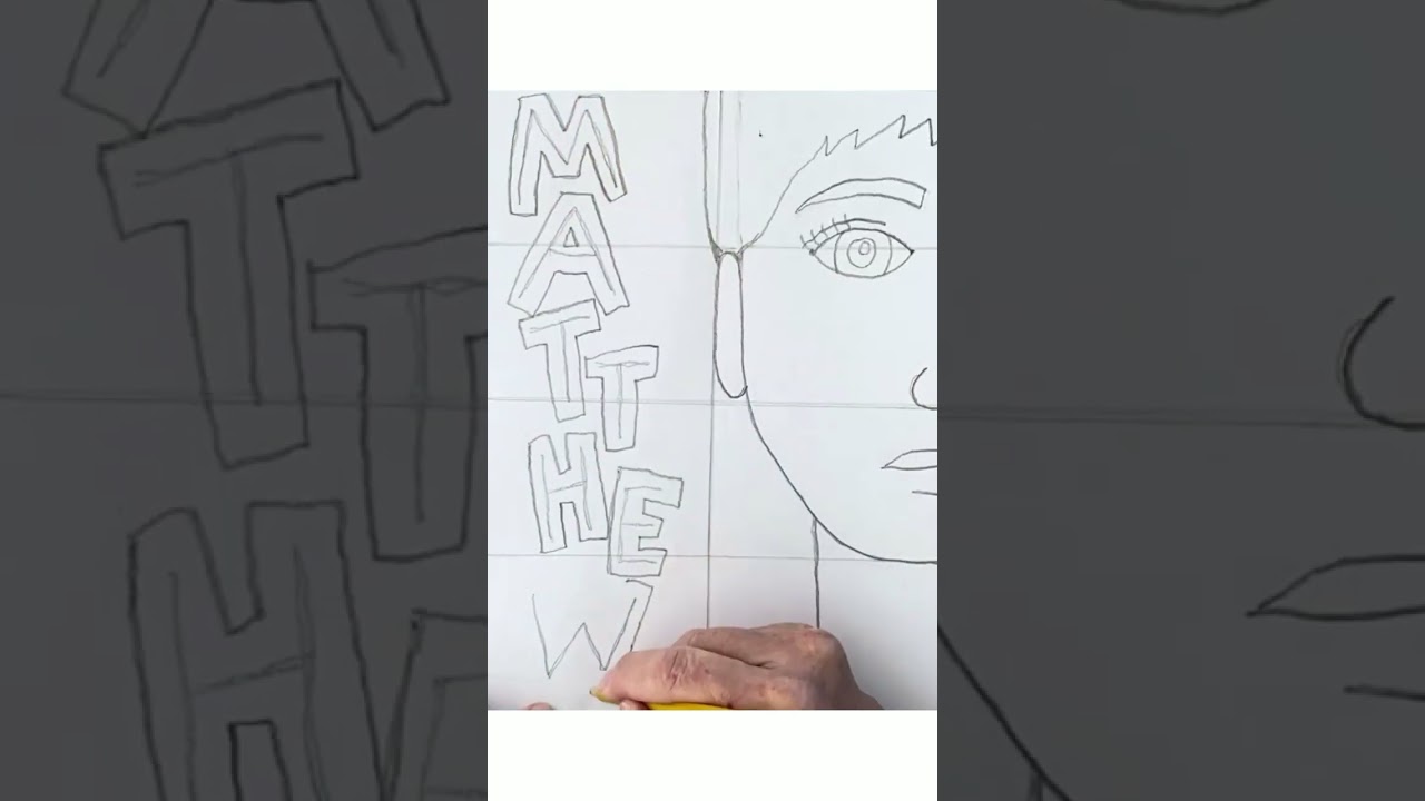 How to draw a Self Portrait