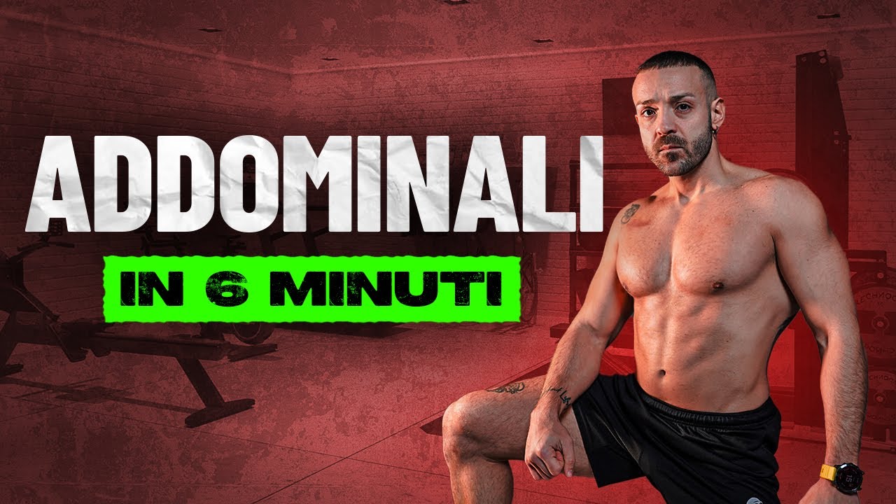 ADDOMINALI MASSACRANTI IN 6 MINUTI - scheda allenamento