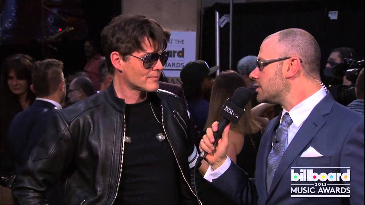 A-ha's Morten Harket Backstage at the Billboard Music Awards 2013
