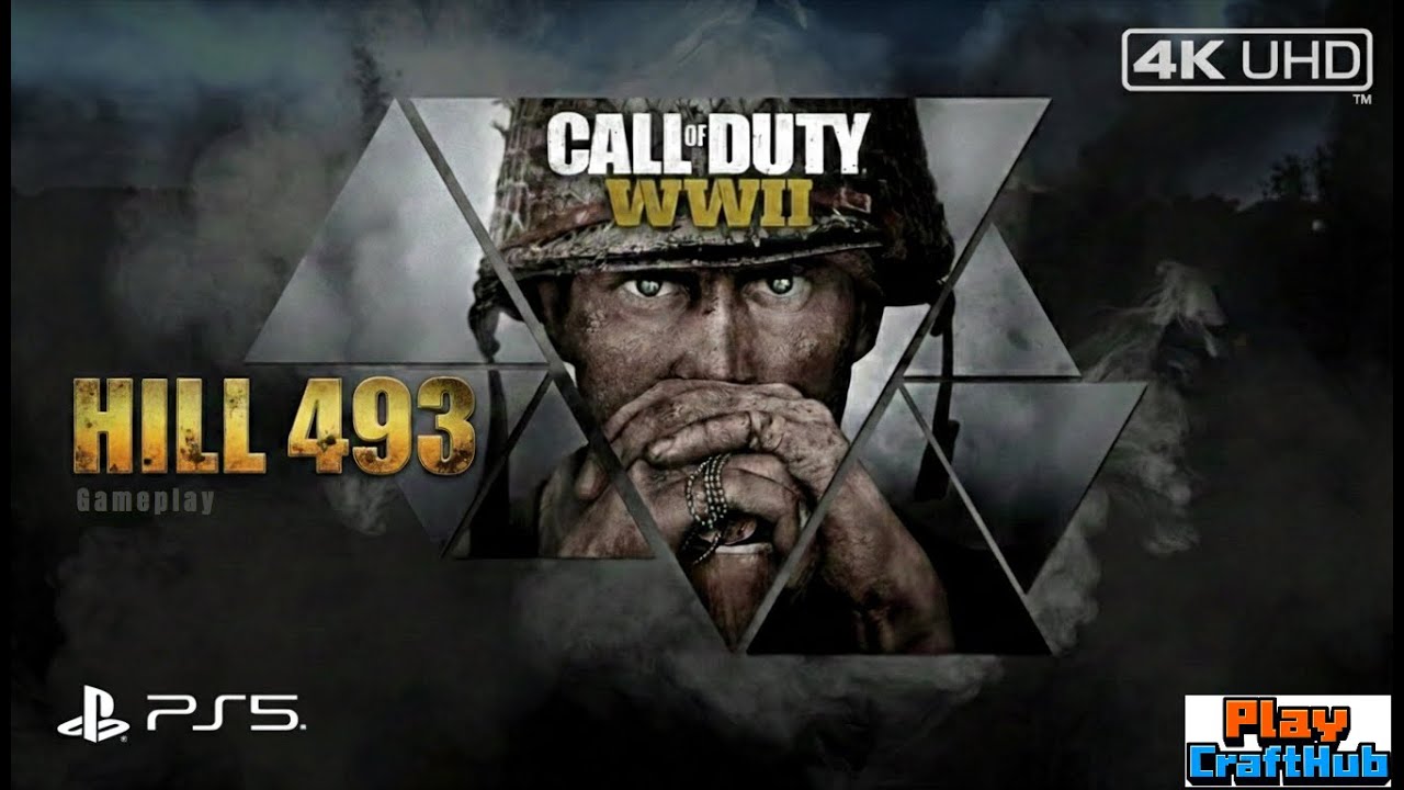 Call of Duty WWII PS5 Gameplay - Hill 493 (No Commentary)