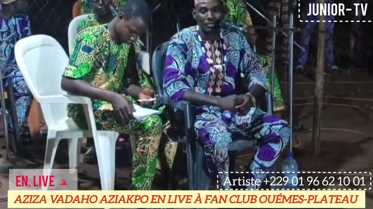 VIDAHÔ EN LIVE À FAN CLUB OUÉME PLATEAU À ADJATTI 
