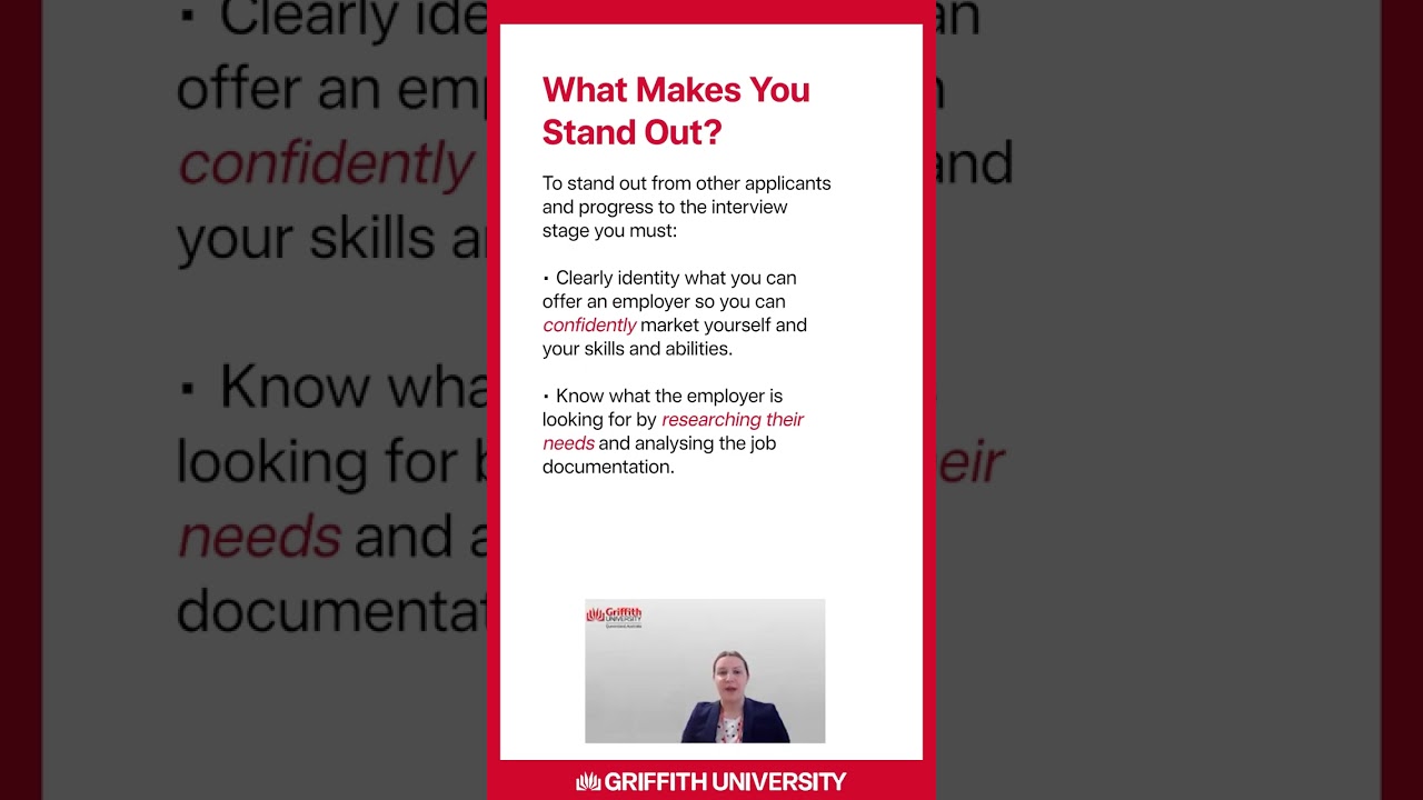 How to Prepare a Strong Job Application – PRE-RECORDED