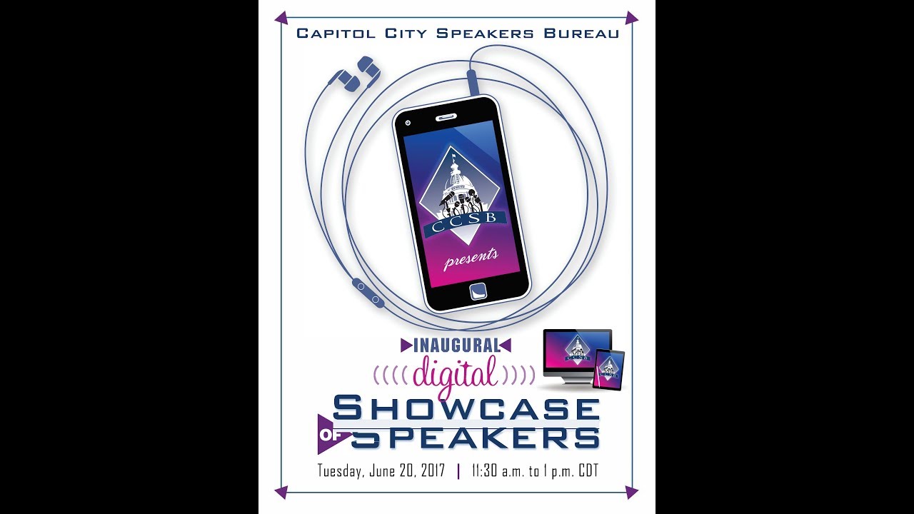 Capitol City Speakers Bureau - Virtual Showcase (Full Showcase - 7 speakers)