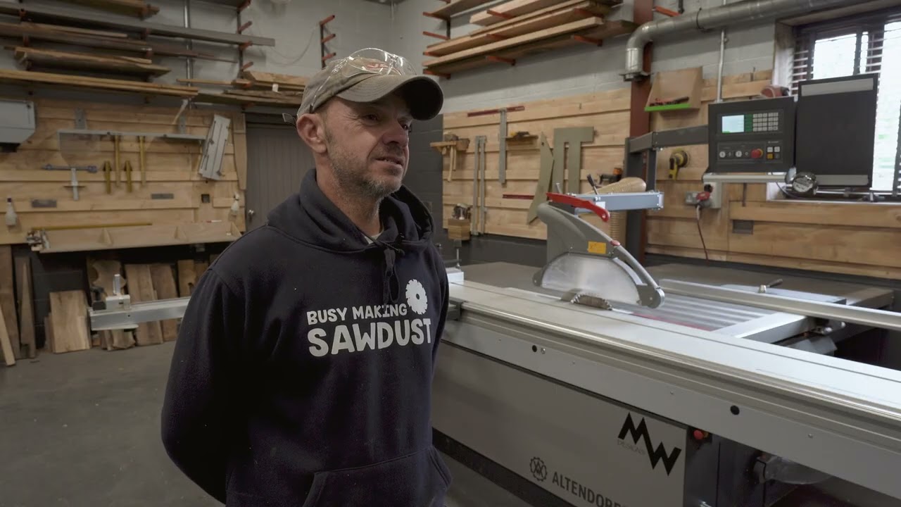Manor Wood Designs take ownership of their Altendorf F45 sliding table saw