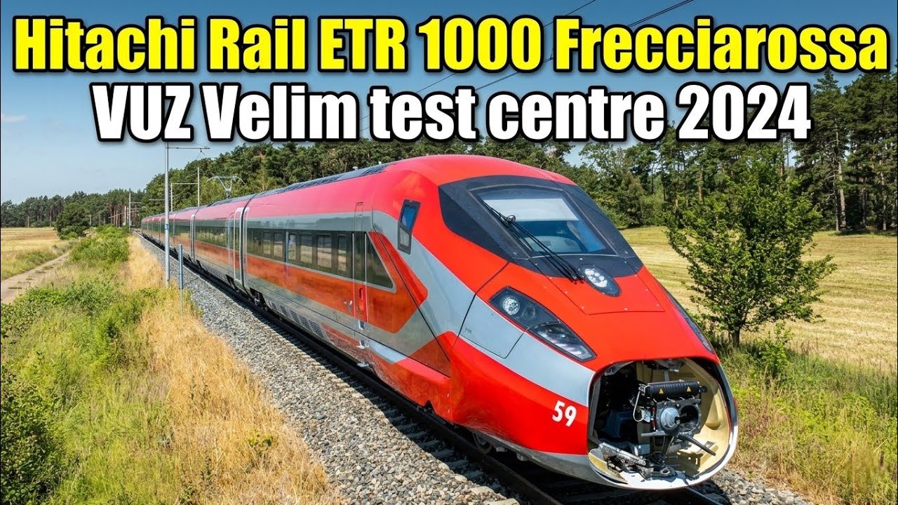 Hitachi Rail ETR 1000 Frecciarossa. VUZ Velim test centre 2024