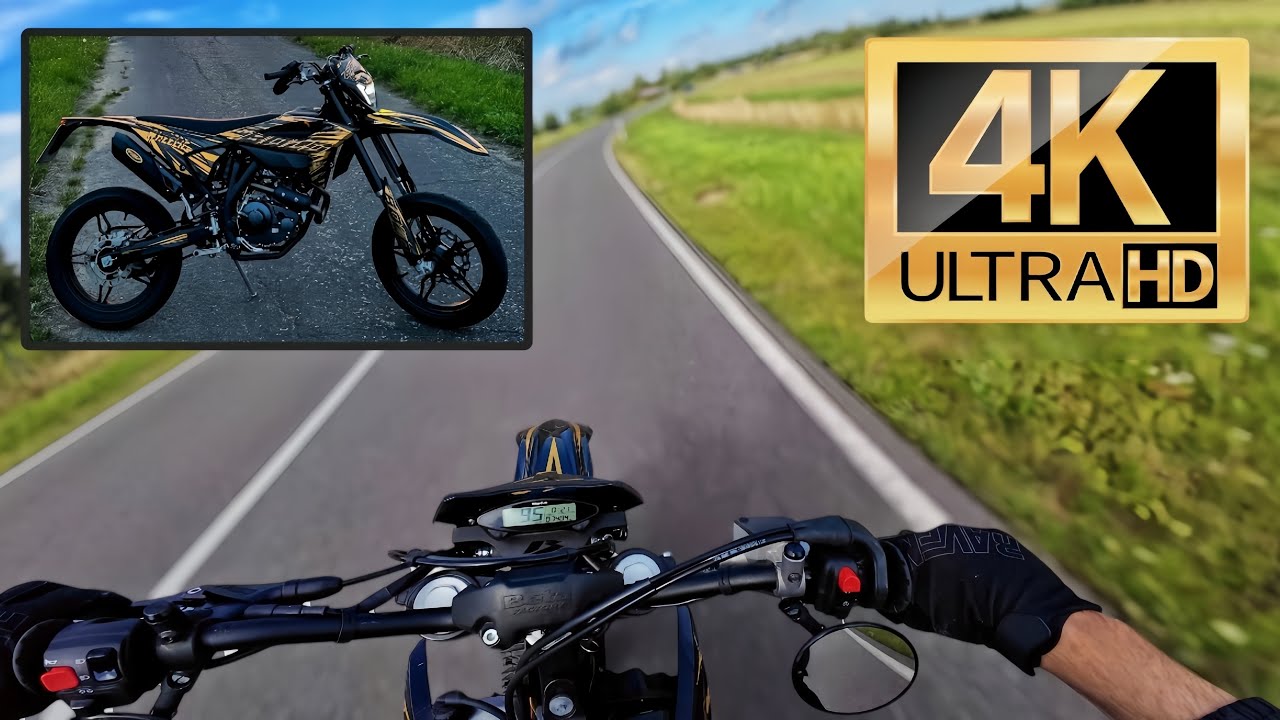Beta rr125 4t Supermoto ballern😍 4K pov 😳