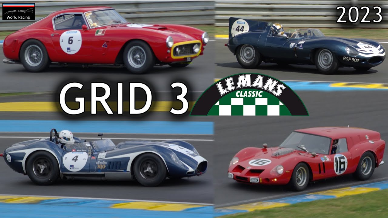 Le Mans Classic 2023 Grid 3 Amazing Sounds & Legendary Cars ! Ferrari 250 SWB, Jaguar D-Type & More!