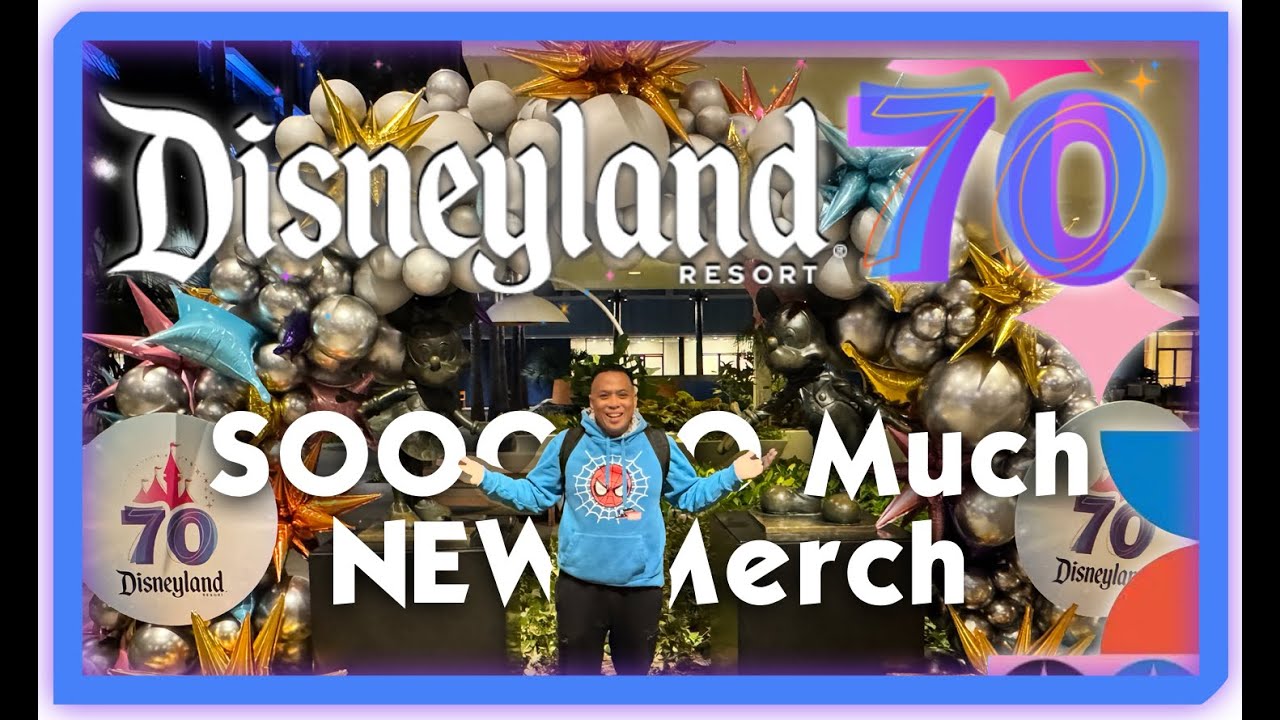 🎆 Staying at Disneyland Hotel for the 70th! New Disney Merch Haul + Fireworks From Our DVC Room
