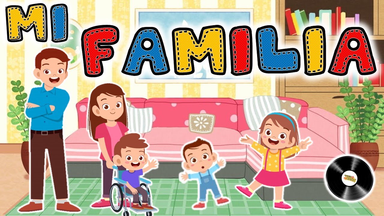 MI FAMILIA 🎶👨‍👩‍👦‍👦🎶 - Canción con pictogramas