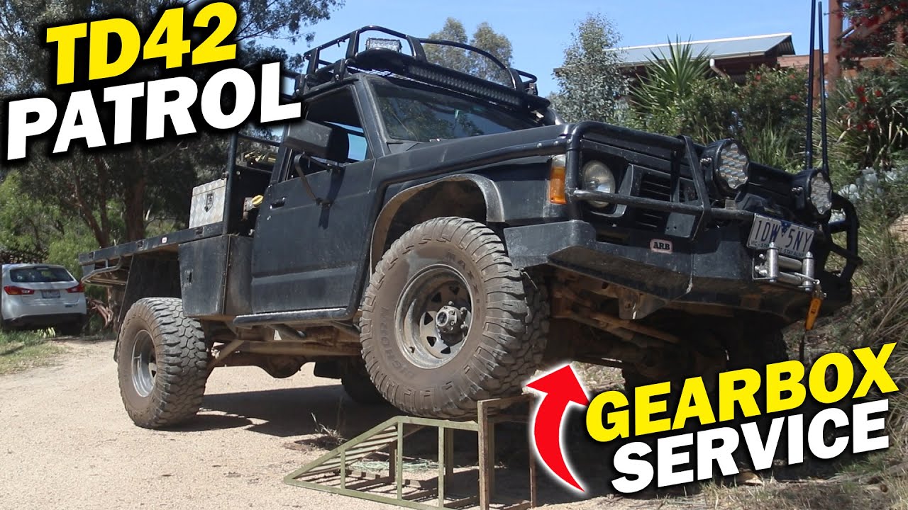 Nissan Patrol GQ TD42 GEARBOX + TRANSFER CASE oil change & SERVICE + BONUS Q&A |Service Series EP: 2