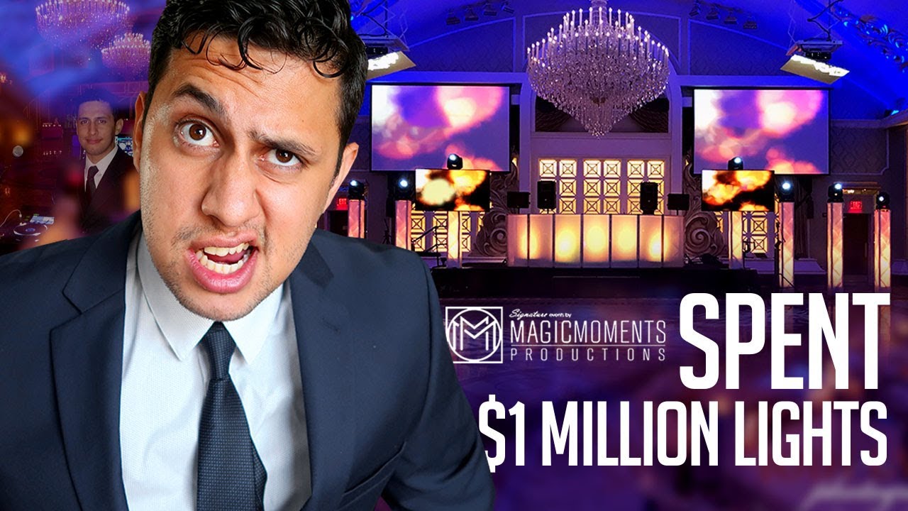$1 MILLION Lighting System at the Venetian (Palazzo) w/ Magic Moments NJ