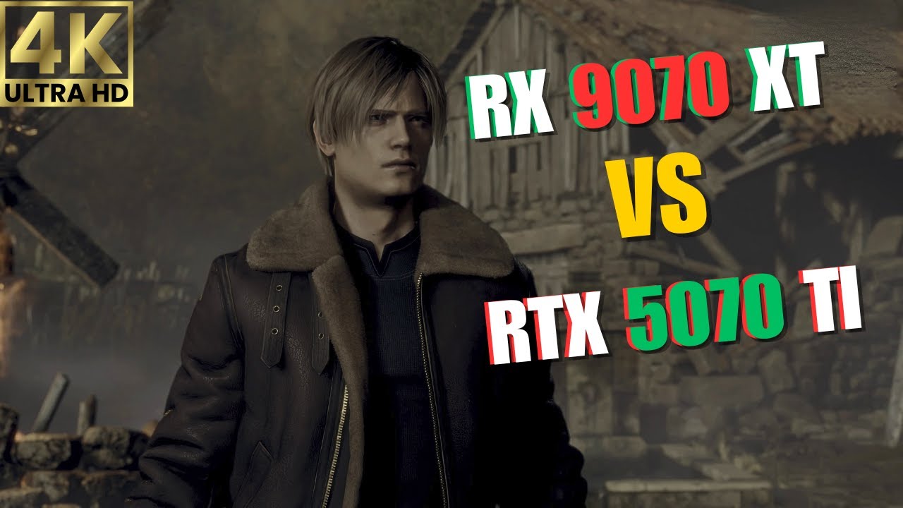 RX 9070 XT VS RTX 5070TI | 4K | Resident Evil 4 Remake |