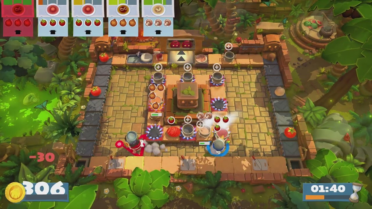Overcooked! Extra Trimmings - The Lost Morsel | Level 1-3