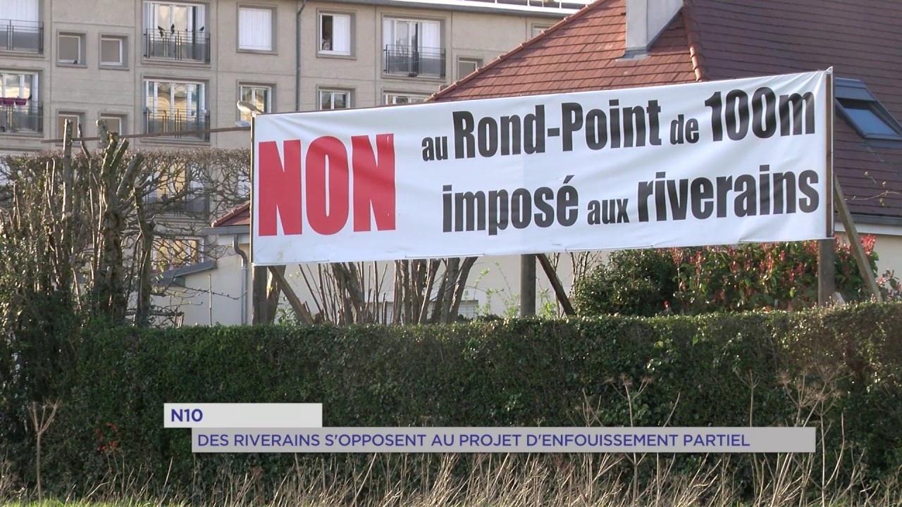 N10 : des riverains s'opposent au projet d'enfouissement à Trappes