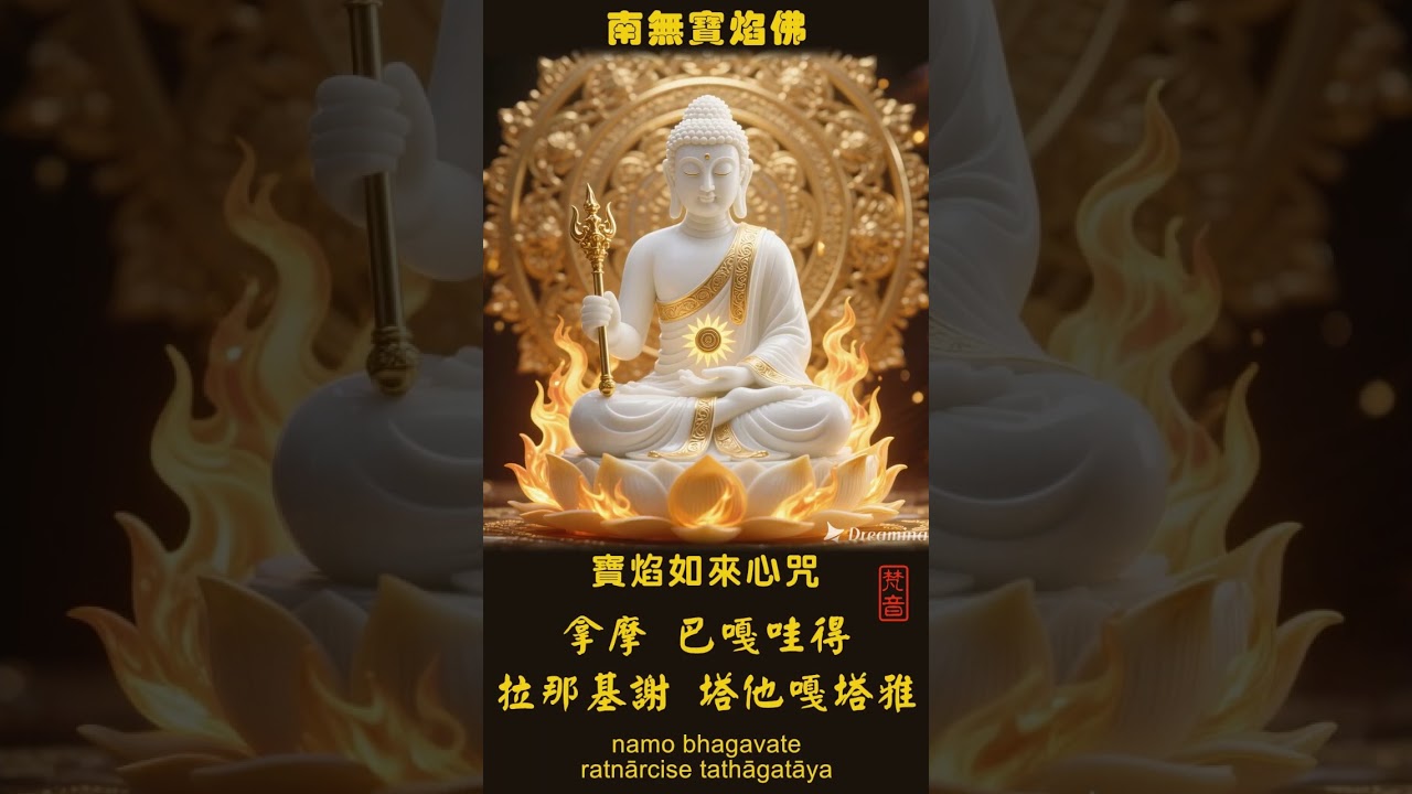 寶焰如來心咒 | 梵音(放鬆_女聲) | 南無寶焰佛 | 滅罪如劫火 | 光明淨障 | 寶焰照心 | 懺悔清淨 | 戒體還復 | 速證菩提 | 三十五佛懺悔法門 | 宇宙正能量