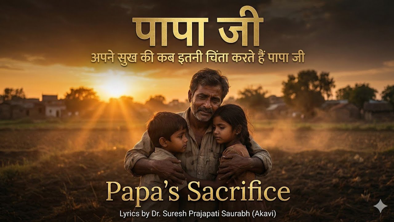 पापा जी 😢 | पिता का सच्चा त्याग | रुलाने वाली रचना | Best Emotional Father Song 2026  Suresh Saurabh