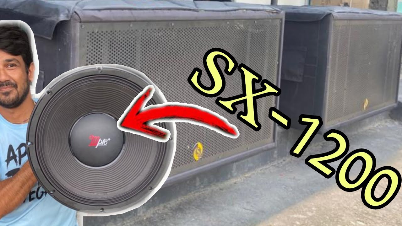 आज मैंने अपने DJ Cabinet में MPRO SX-1200 Loudspeakers को Soundcheck किया !! Unboxing और price.