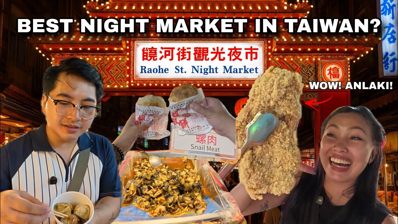 Taiwan’s Raohe Street Night Market - Street Food Paradise 🤤 MUST TRY! | New Taipei 2025