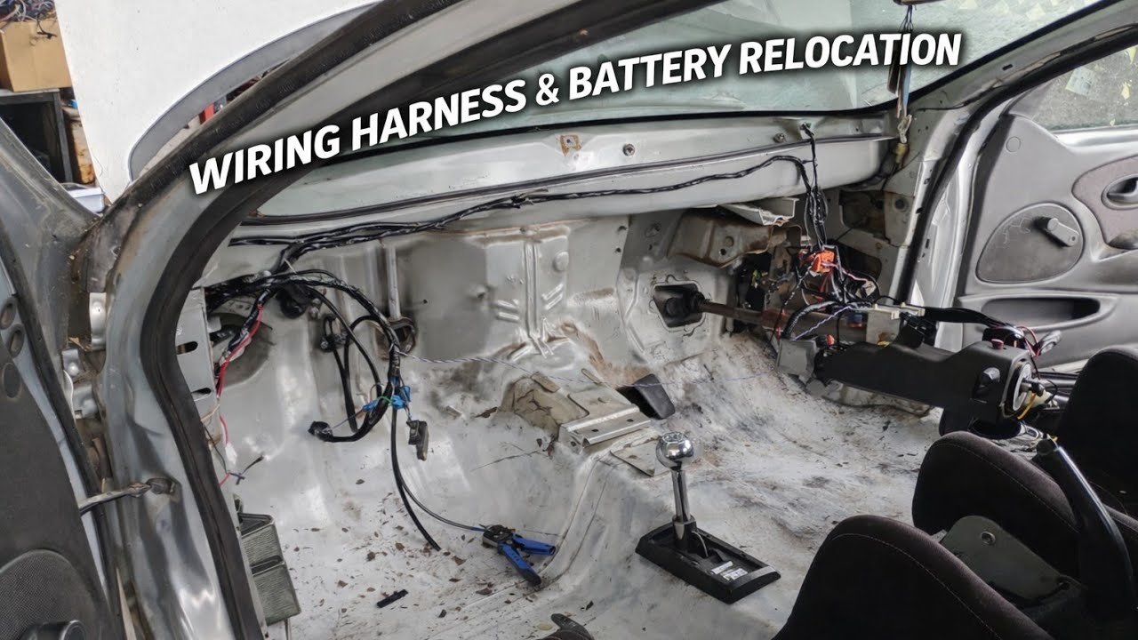Au Falcon Burnout Car  - Rewire And Battery Relocation