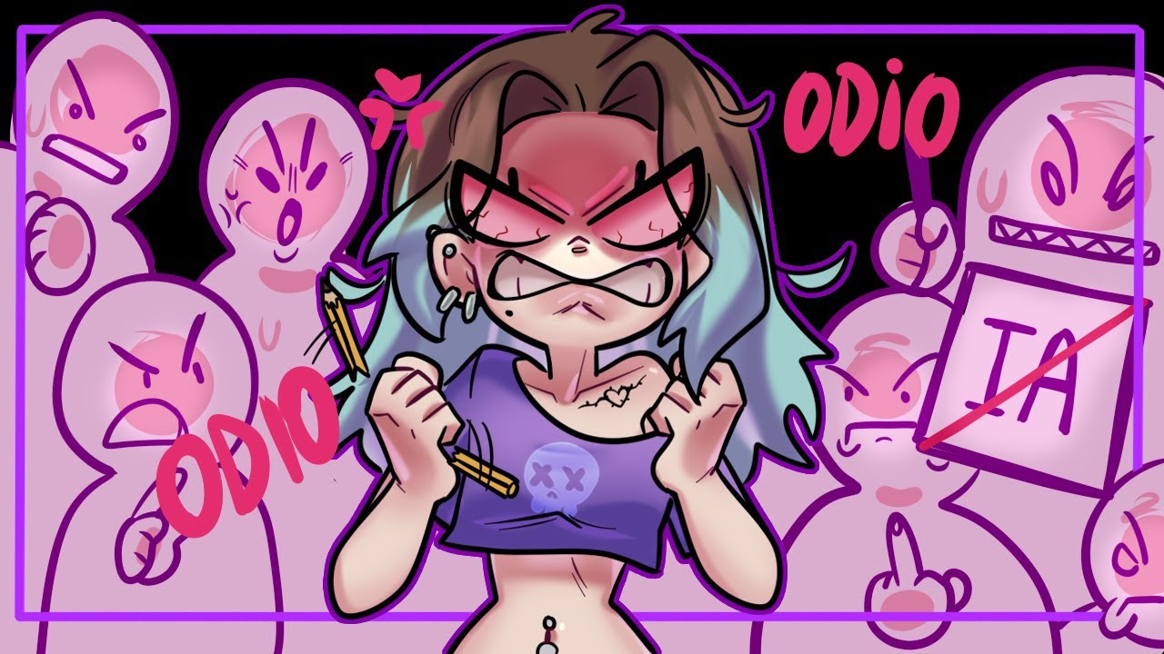 ODIO A LA COMUNIDAD DE ARTE - Celes se queja por 20 min con speedpaint de fondo