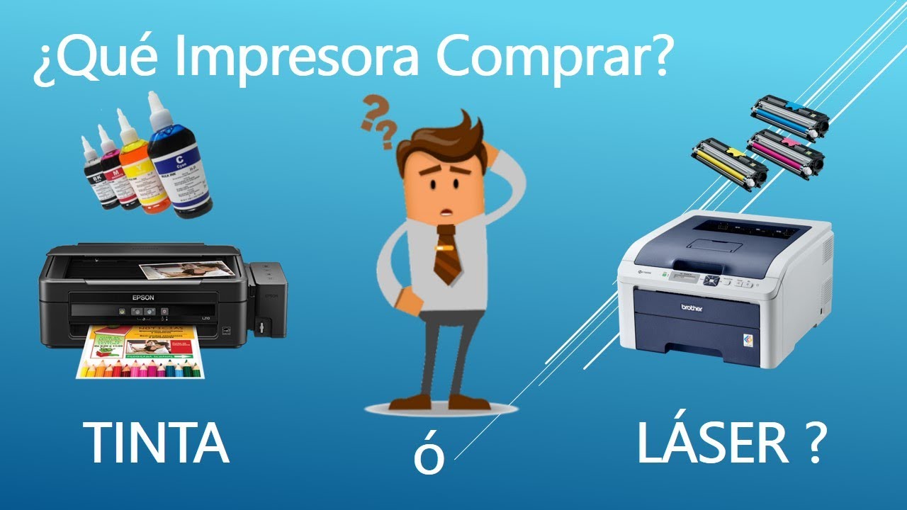 ¿Qué Impresora Comprar? 2017 láser o tinta
