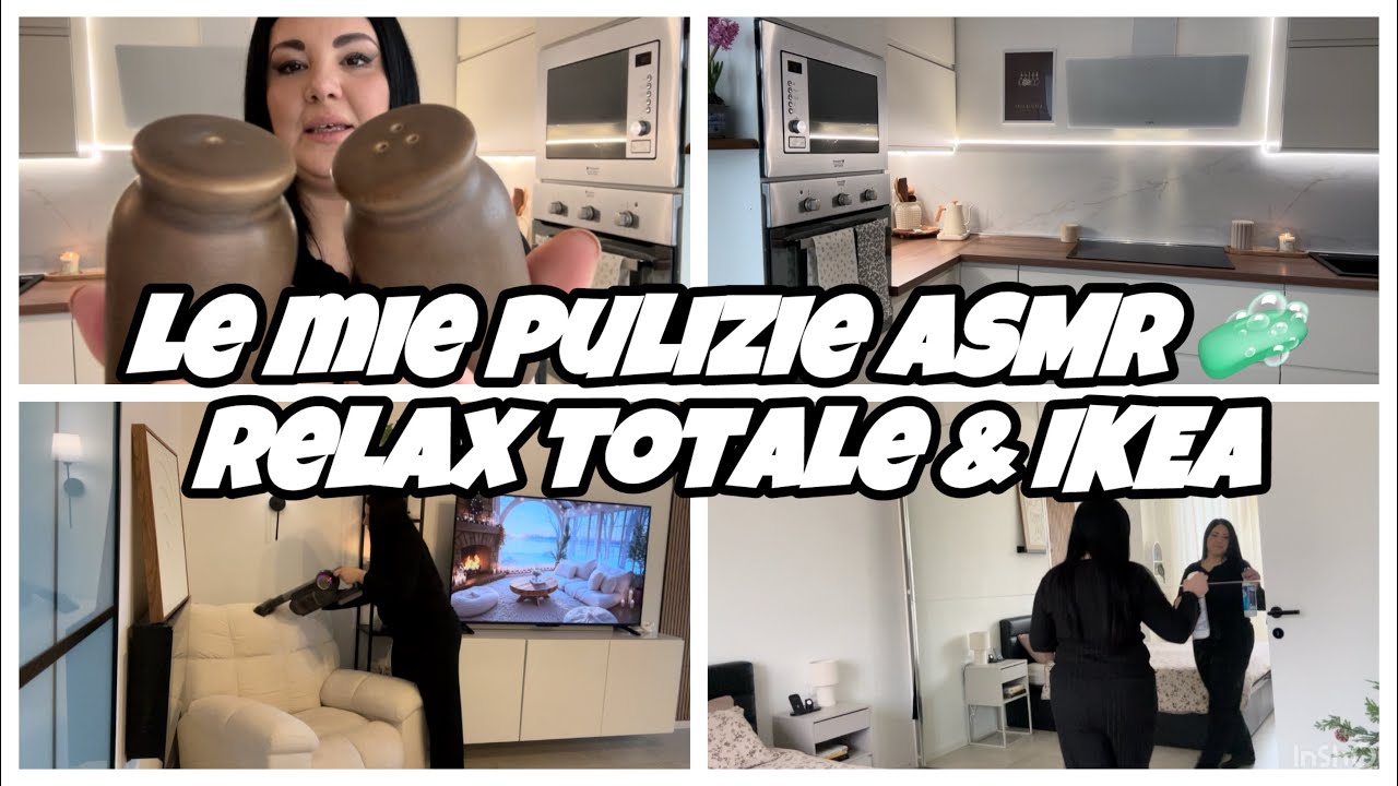 COME MI PIACE PULIRE CASA 🧺 RELAX ASMR +vlog e IKEA 
