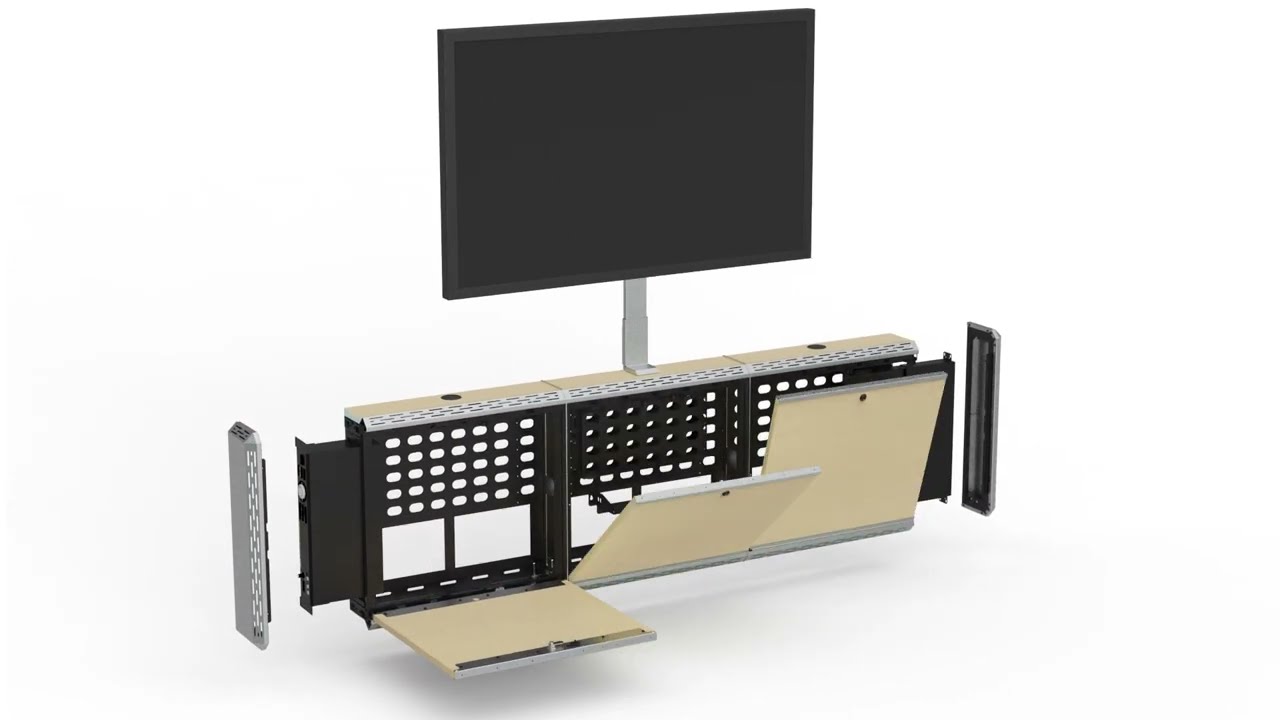 Spectrum InVue Credenza | The Modular AV Storage Solution