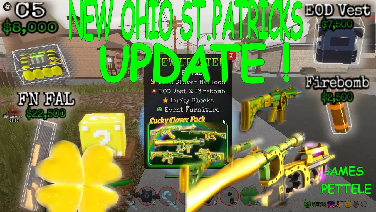 ROBLOX - OHIO - НОВОЕ ОБНОВЛЕНИЕ Патрика, новый воздушный шар, новое оружие, новый скин, жилет, з...