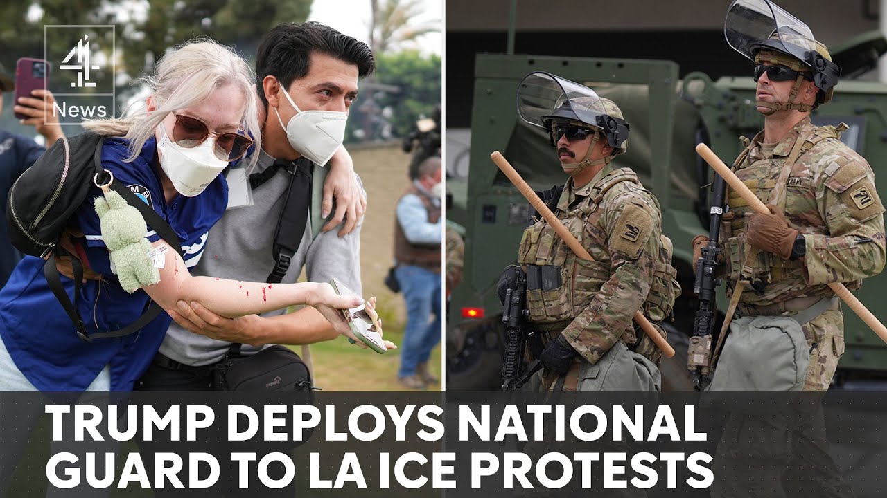 National guard in LA as Trump attempts ICE protest crackdown