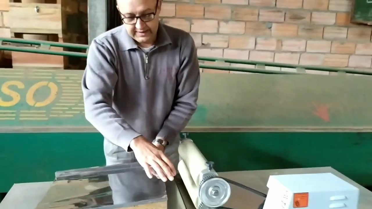 Transformação de um cilindro Alveolador manual em elétrico, com duas regulagens.