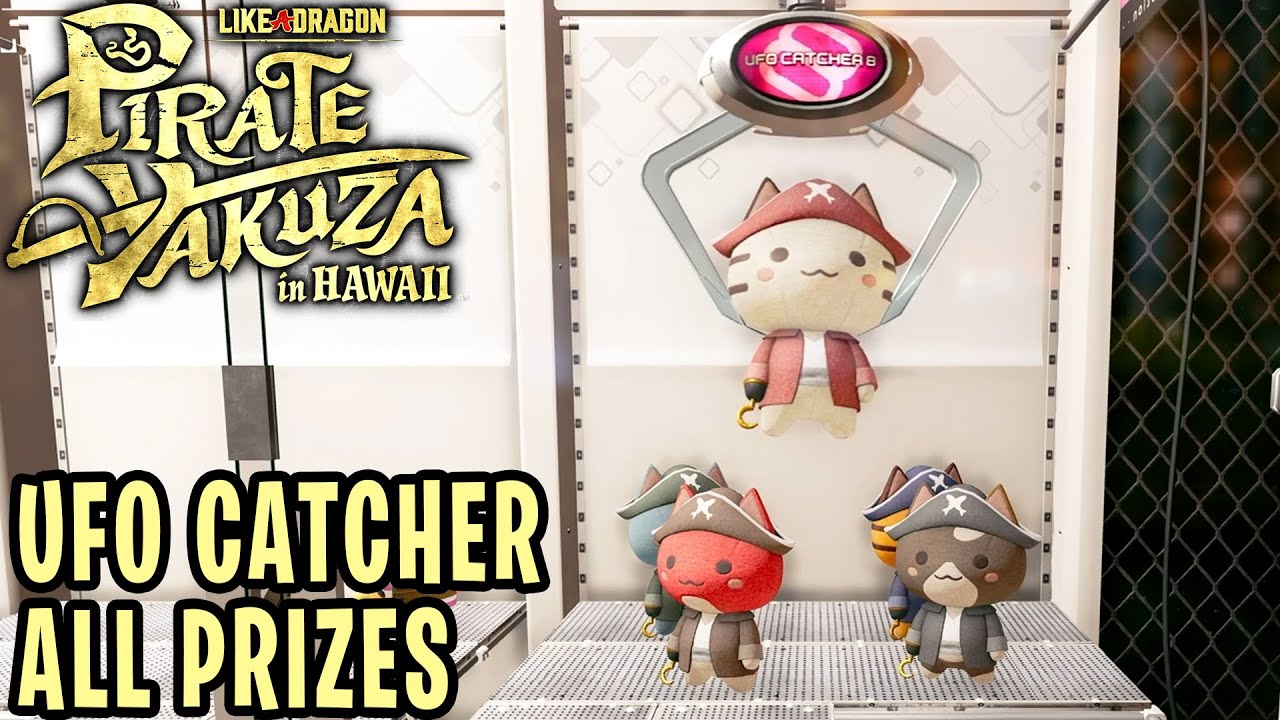 Pirate Yakuza in Hawaii | All UFO Catcher Crane Game Prizes