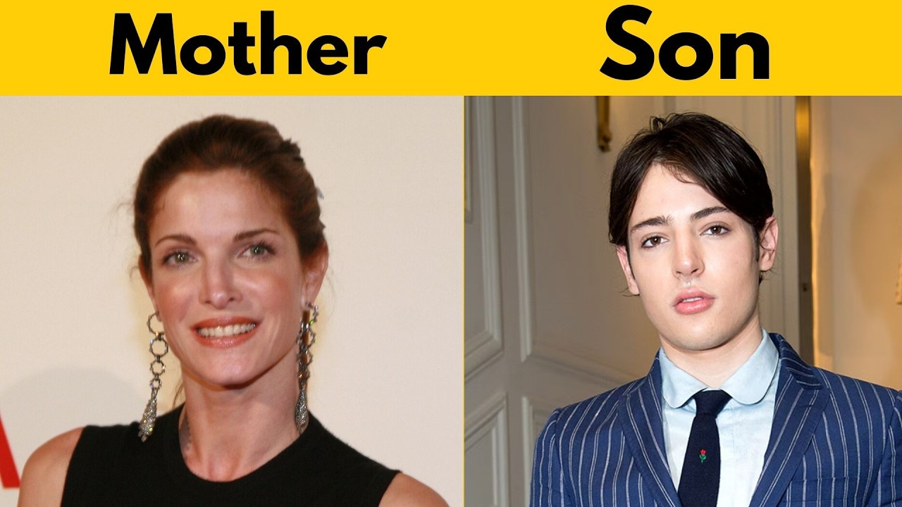 20 Famous Super Models And Their Sons  .