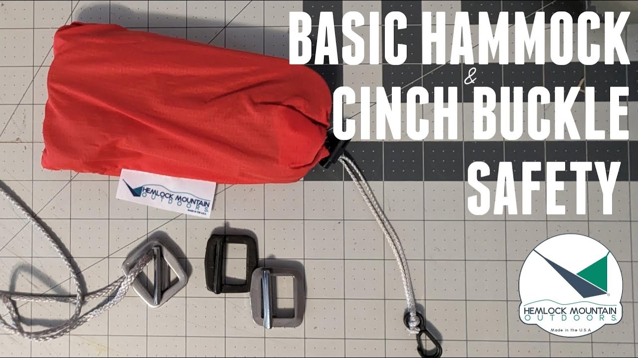 Basic Hammock & Cinch Buckle Suspension Safety - Hemlock Mountain Outdoors
