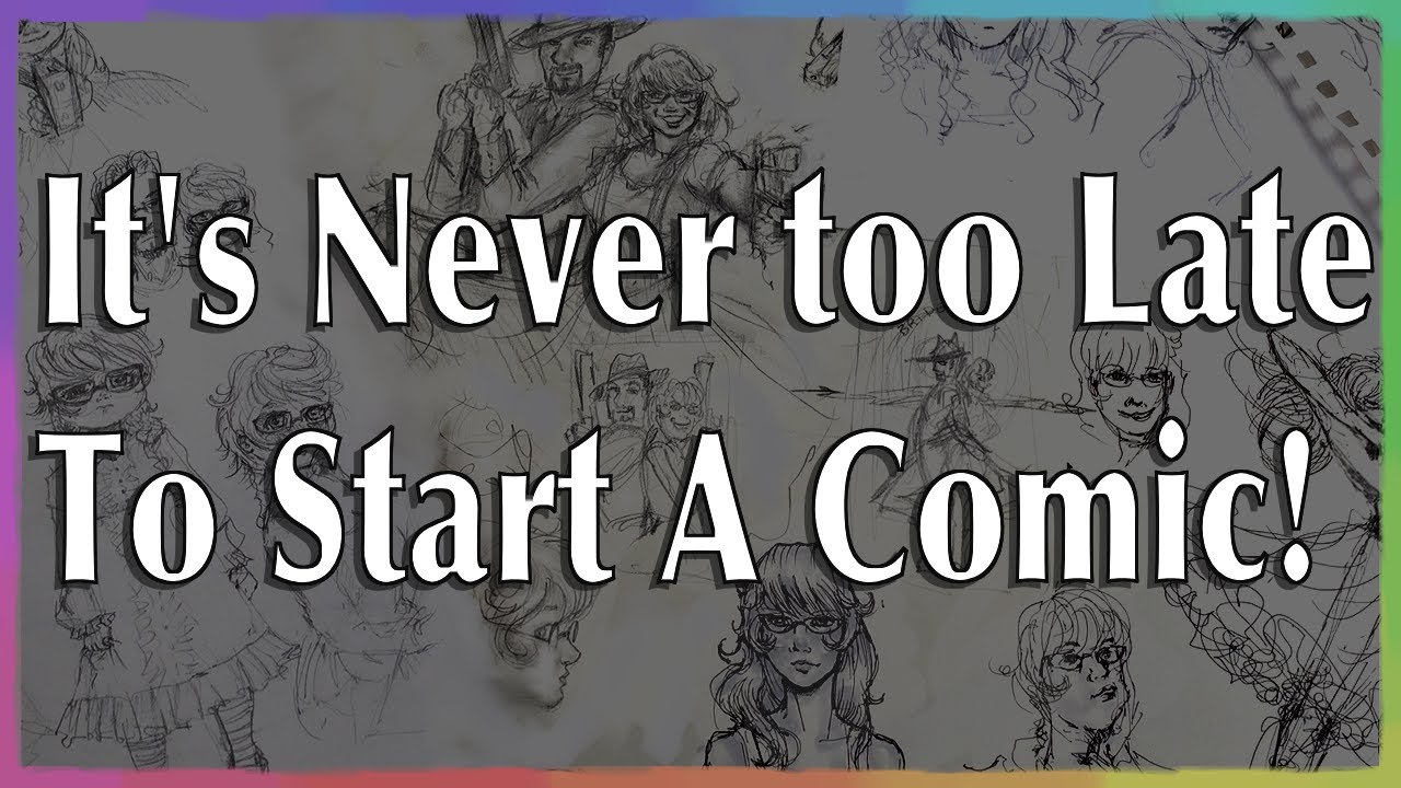 It&rsquo;s never too late to start your comic!  (Pencil Sketch and Art Vlog)